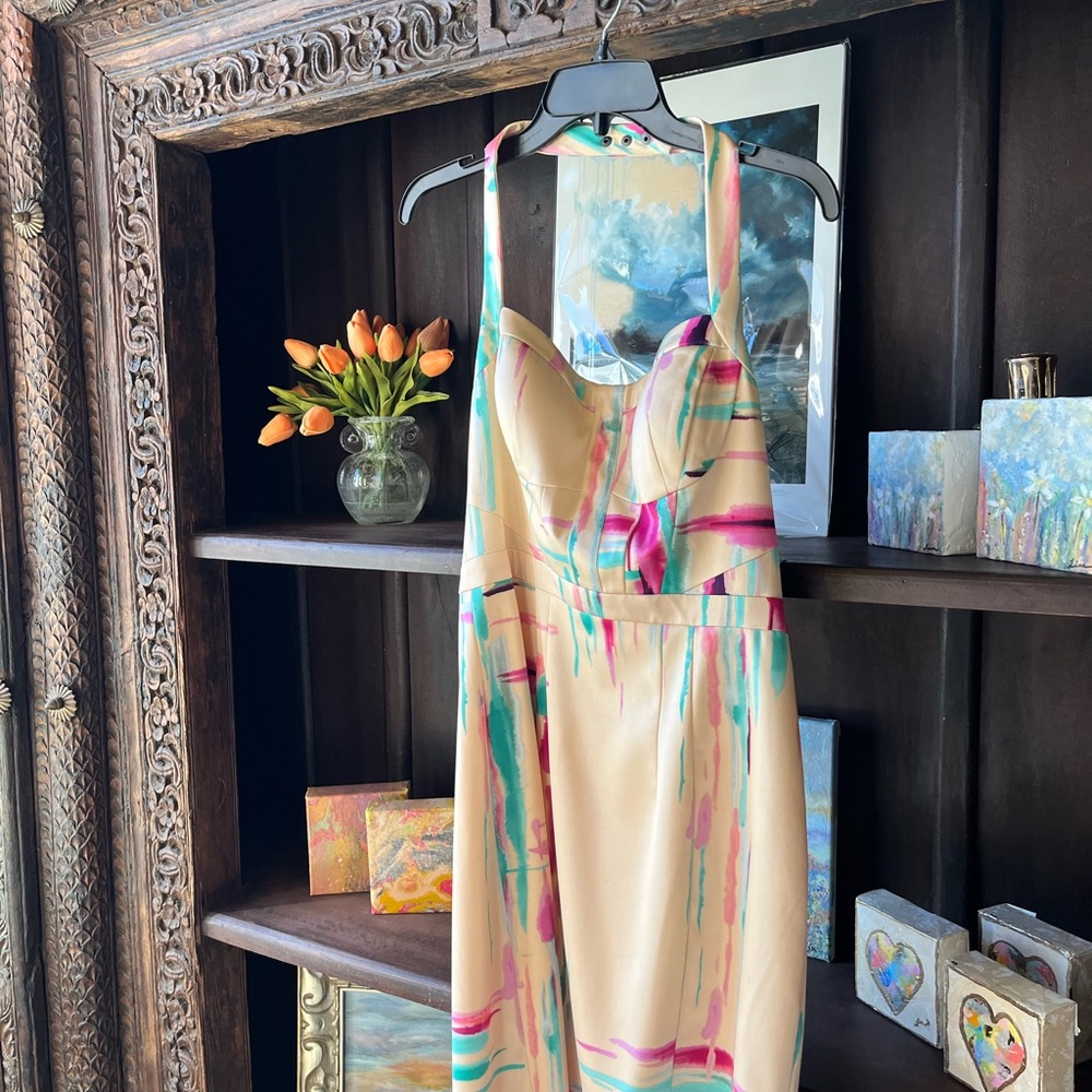 Jessica Simpson halter dress